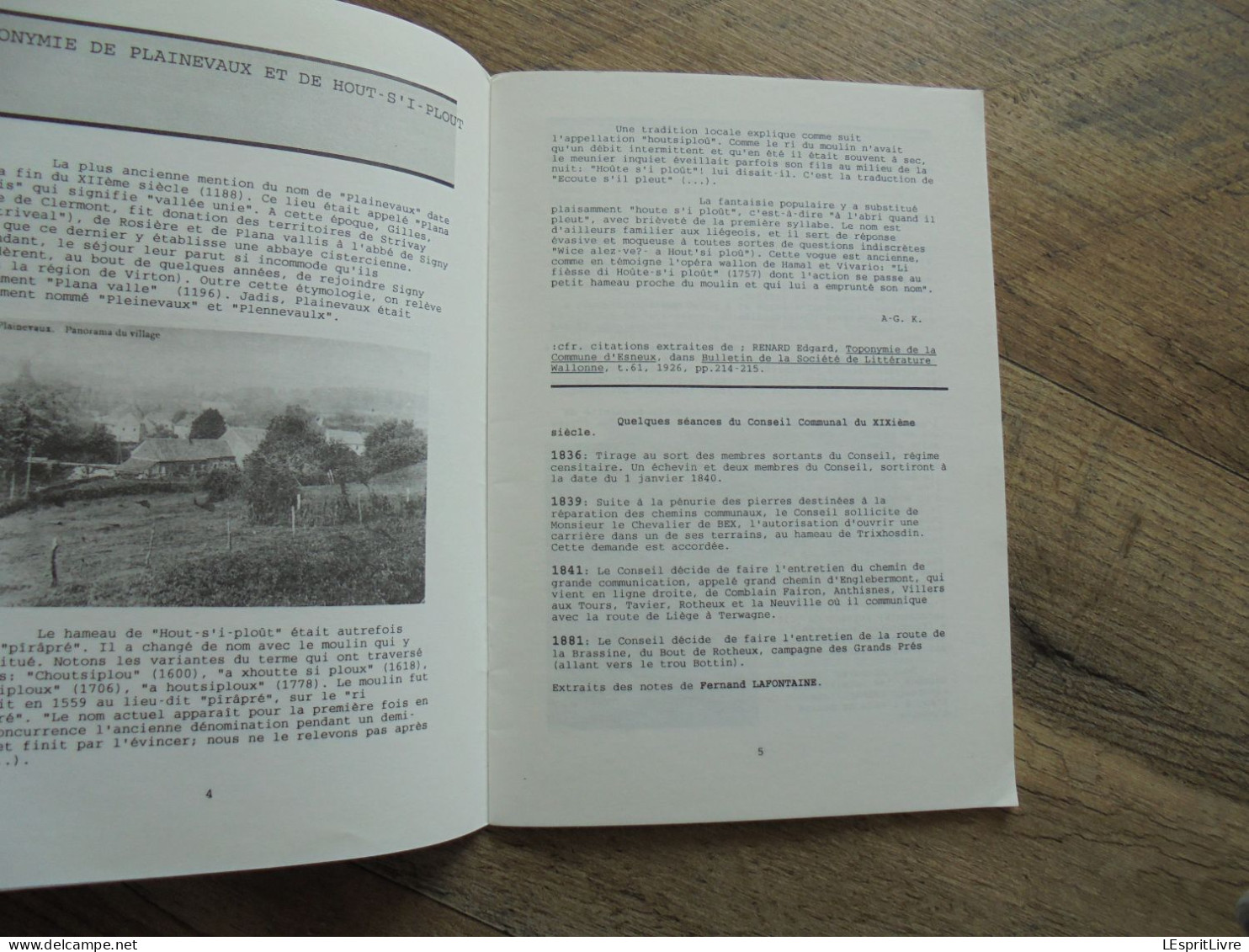 MEMOIRE DE NEUPRE N° 1 Régionalisme Plainevaux Rotheux Neuville Fabrication Manche Outil Scoutisme Scout Rognac Fontaine - Belgien