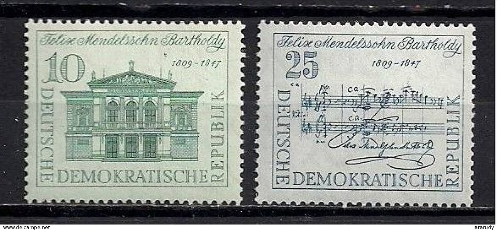 DDR ANIVERSARIO 1959 Yv 391/2 MNH - Unused Stamps