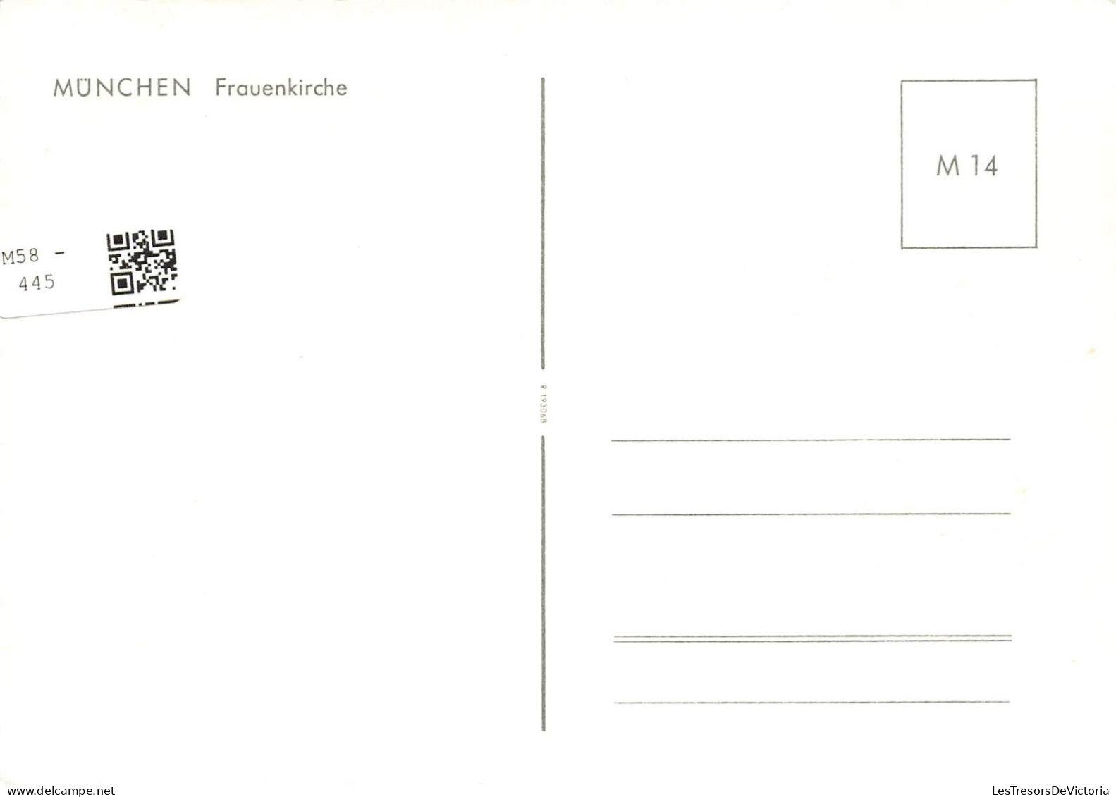 ALLEMAGNE - Munchen - Frauenkirche - Vue Générale - Animé - Carte Postale - Muenchen