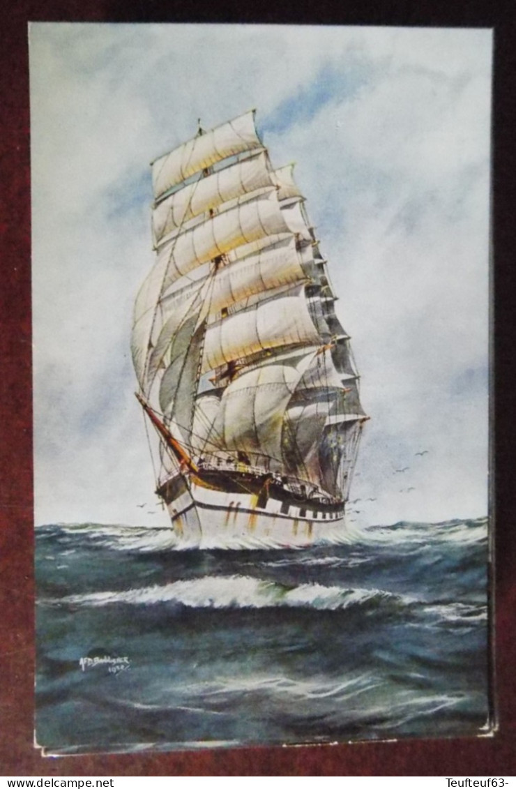 Cpm " Ross Shire " - Ill. Bannister - Sailing Vessels