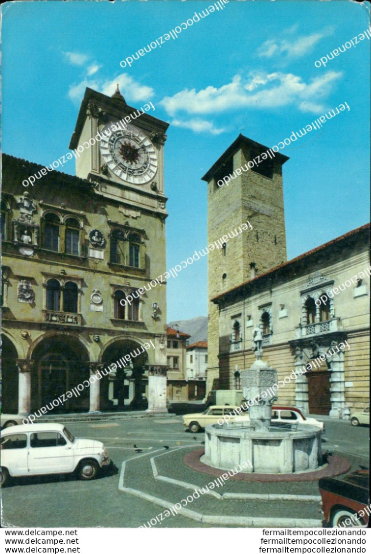 Bm76 Cartolina Belluno Citta' Scorcio Di Piazza Duomo - Belluno