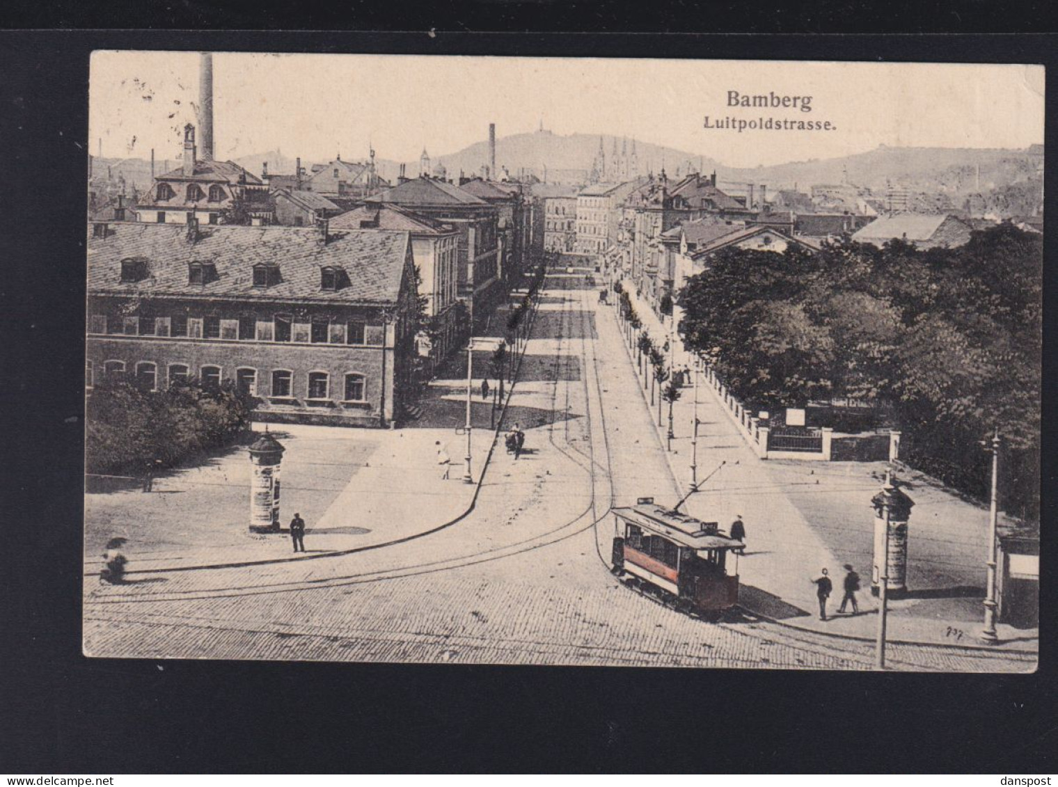 Dt. Reich AK Bamberg Luitpoldstrasse 1907 - Bamberg