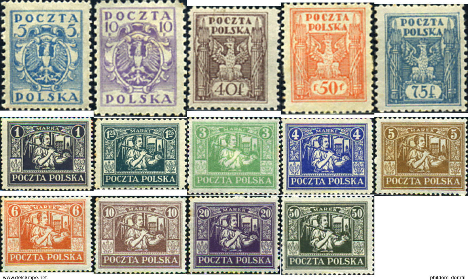 730802 MNH POLONIA 1922 ALTA SILESIA REINCORPERACION A POLONIA - Unused Stamps