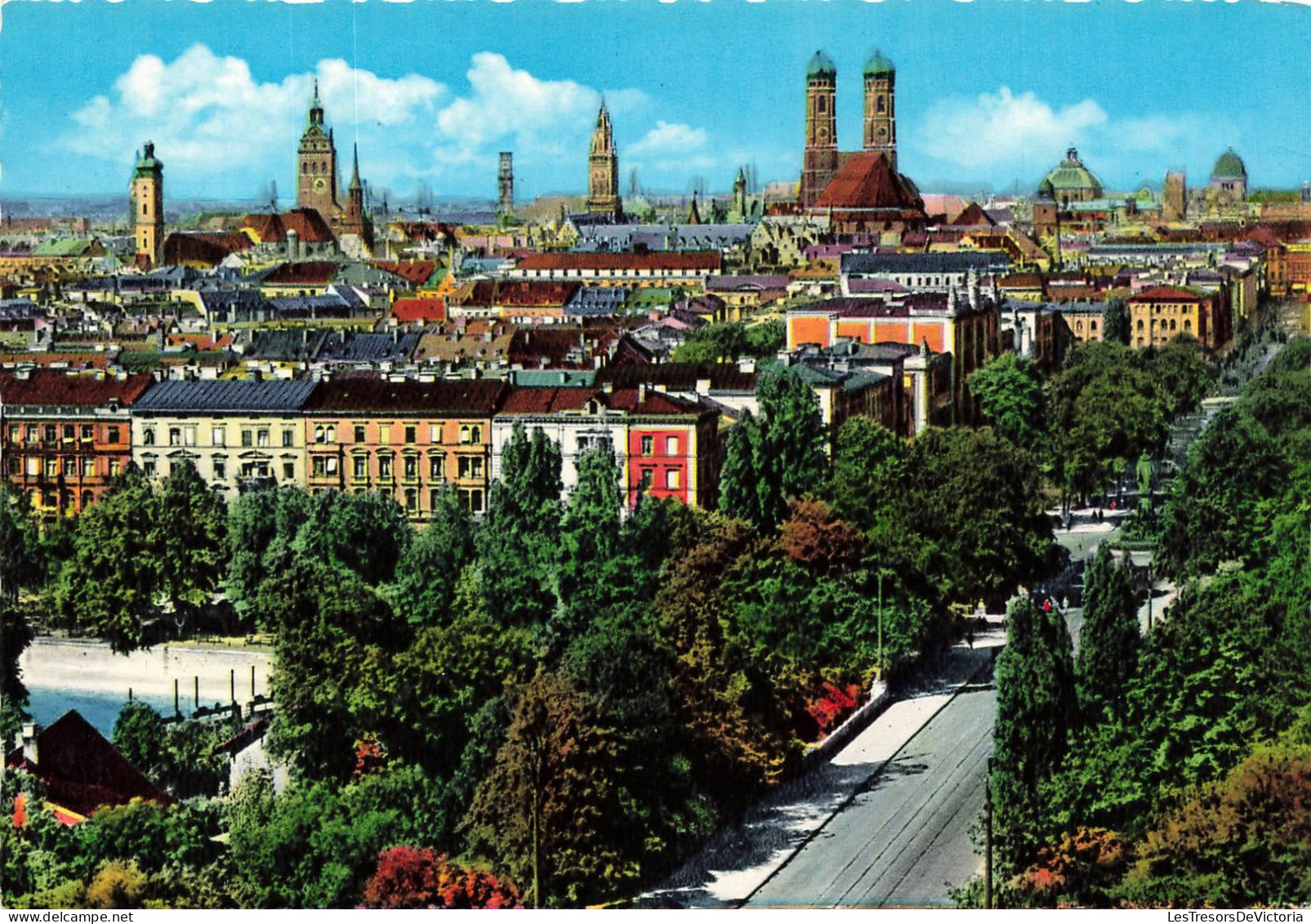 ALLEMAGNE - Munchen - Vue Sur La Ville Vue De "Maximilianeum" - Vue D'ensemble - Carte Postale - Muenchen