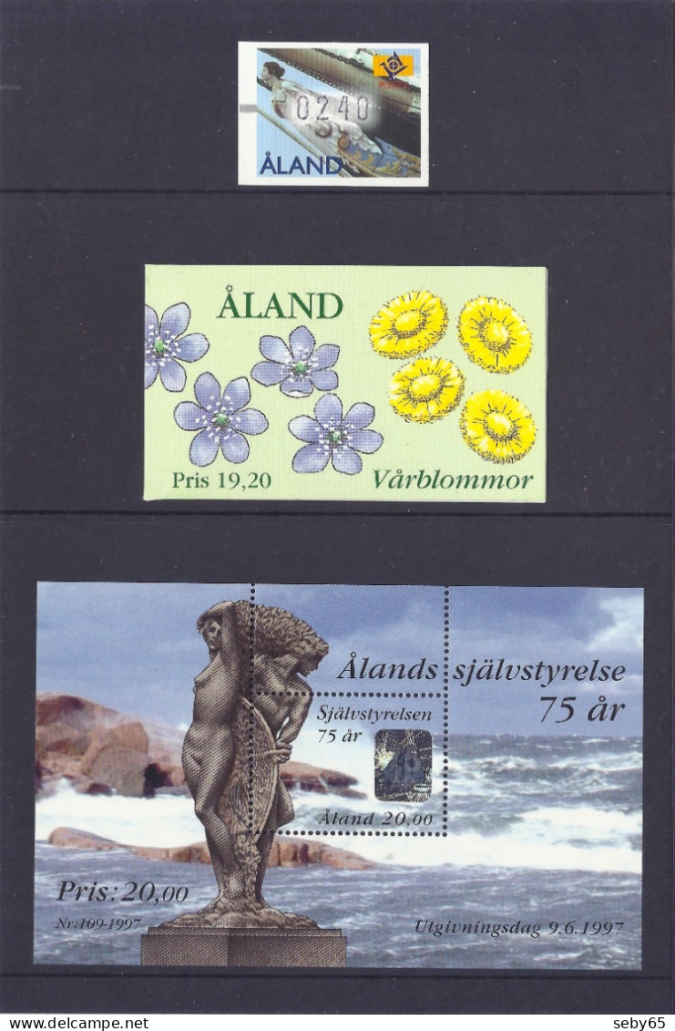 Aland 1997 - Complete Year Set, Full Stamp Collection, With Nice Folder, Mint - MNH - Aland