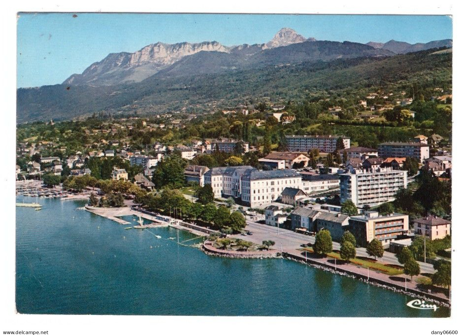 EVIAN LES BAINS Le Port Des Mouettes Grande Rive (carte Photo) - Evian-les-Bains