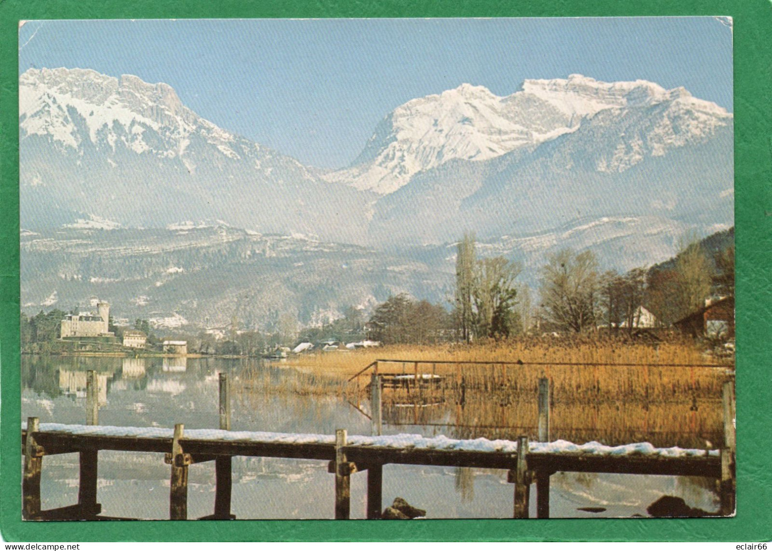 74 Annecy .Le Lac.L ' Ile Des Cygnes Et La Tournette .CPM  EDIT GIL N° G 81 117 - Annecy