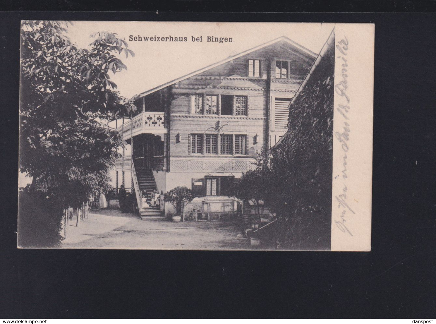 Dt. Reich AK Schweizerhaus Bei Bingen 1905 - Bingen