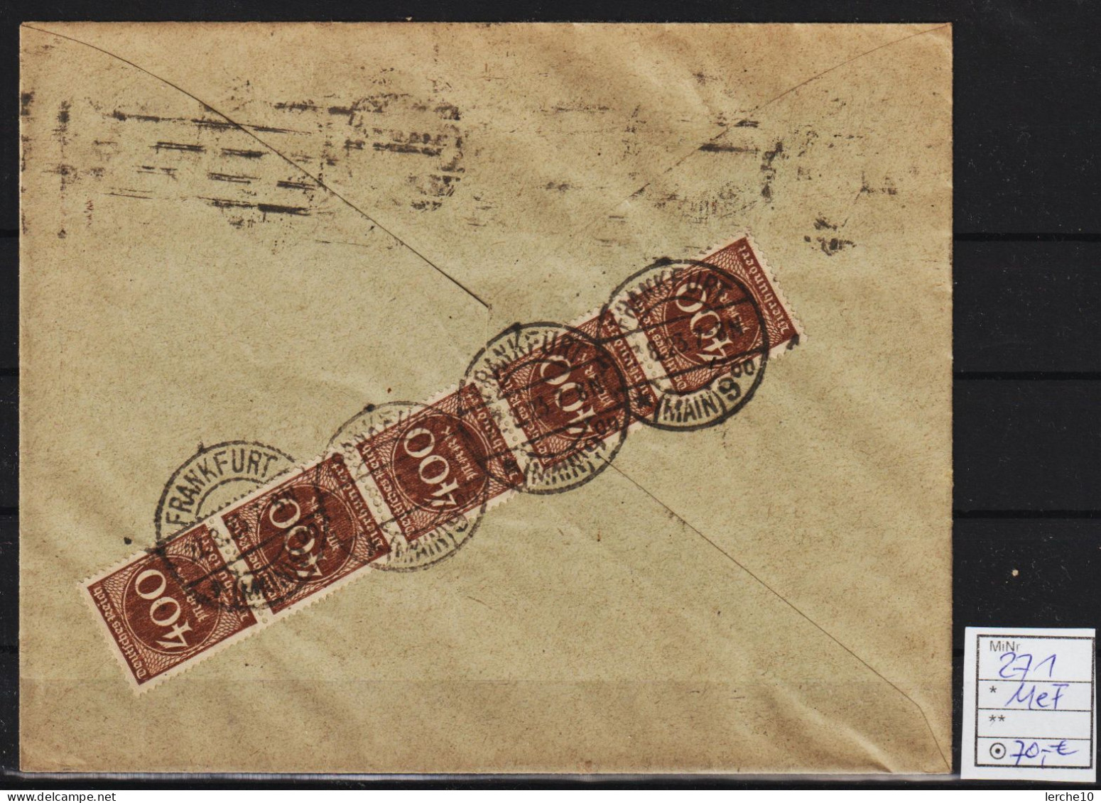 MiNr. 271 In Mehrfach-Frankatur - Used Stamps