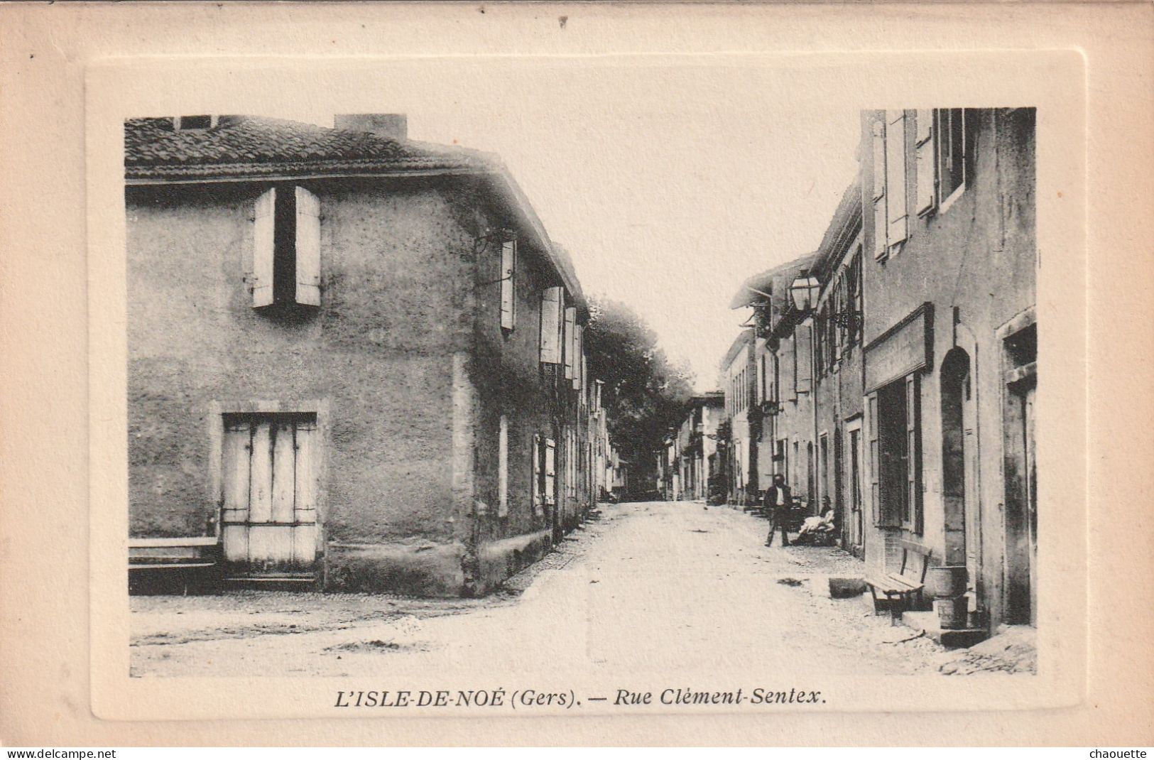 L ISLE DE NOE...rue Clement Sentex  Edit J.tapie  Lectoure.. - Other & Unclassified