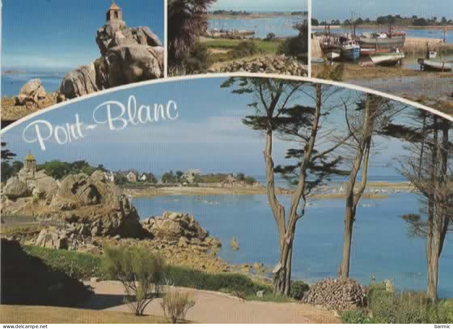 PORT BLANC, MULTIVUE, LE ROCHER DE LA SENTINELLE, LE PORT ET LA BAIE  COULEUR REF 16305 - Autres & Non Classés