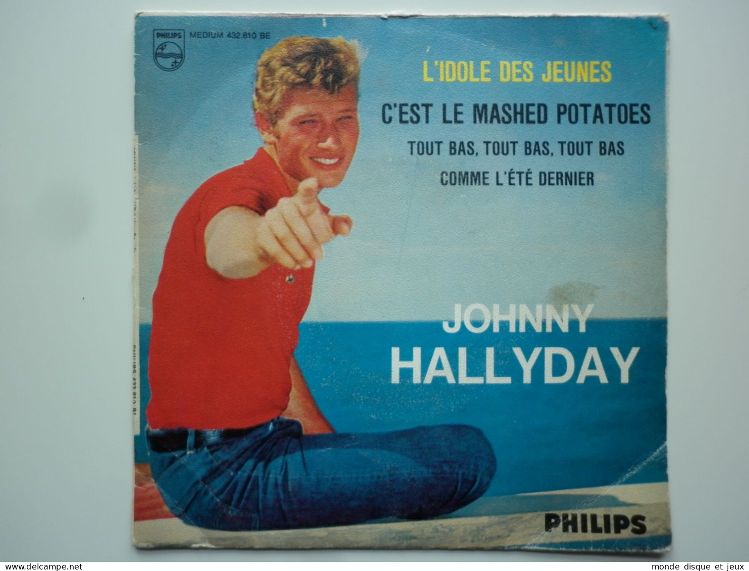 Johnny Hallyday 45Tours EP Vinyle L'Idole Des Jeunes Papier - Otros - Canción Francesa