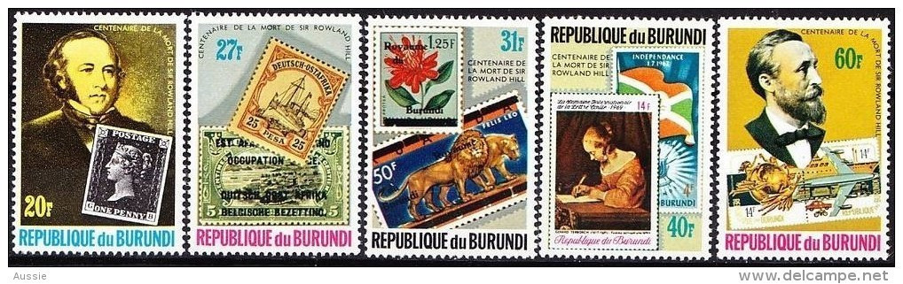 Burundi 1979 OBC N° 843-47 *** MNH Cote 14 € Rowland Hill - Nuovi