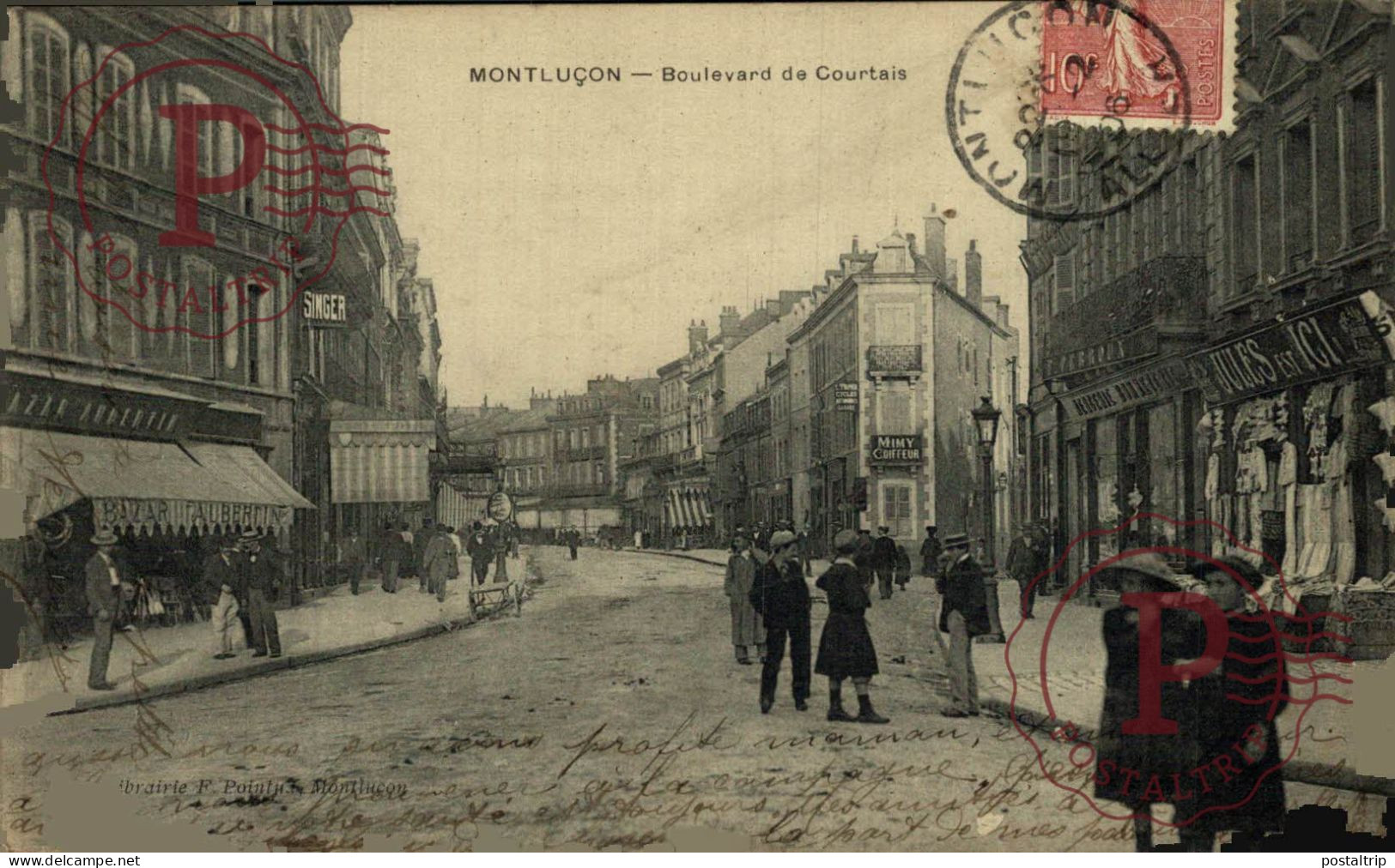 FRANCIA. FRANCE. MONTLUÇON. BOULEVARD COURTAIS. - Montlucon