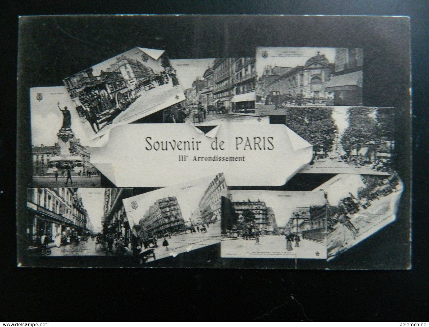 SOUVENIR DE PARIS                                 MULTIVUES DU III ème ARRONDISSEMENT - Paris (03)