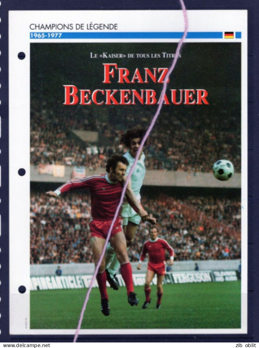(alm) FRANZ BECKENBAUER FOOTBALL BAYERN MUNCHEN - Other & Unclassified