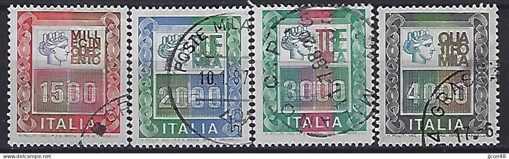 Italy 1979  Italia (o) Mi.1641-1644 - 1971-80: Used