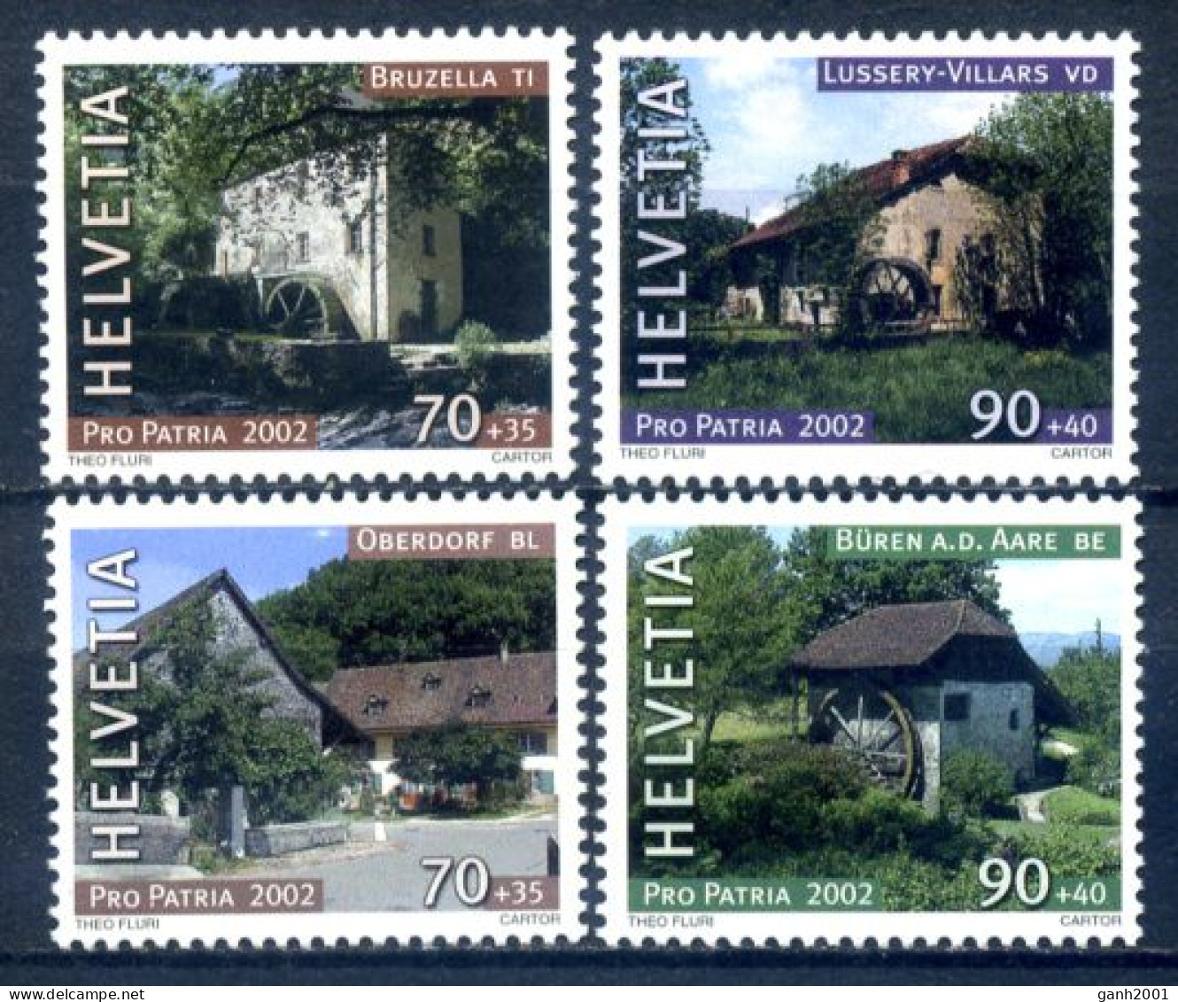 Switzerland 2002 Suiza / Pro Patria Architecture MNH Arquitectura / Hz32  34-6 - Other & Unclassified