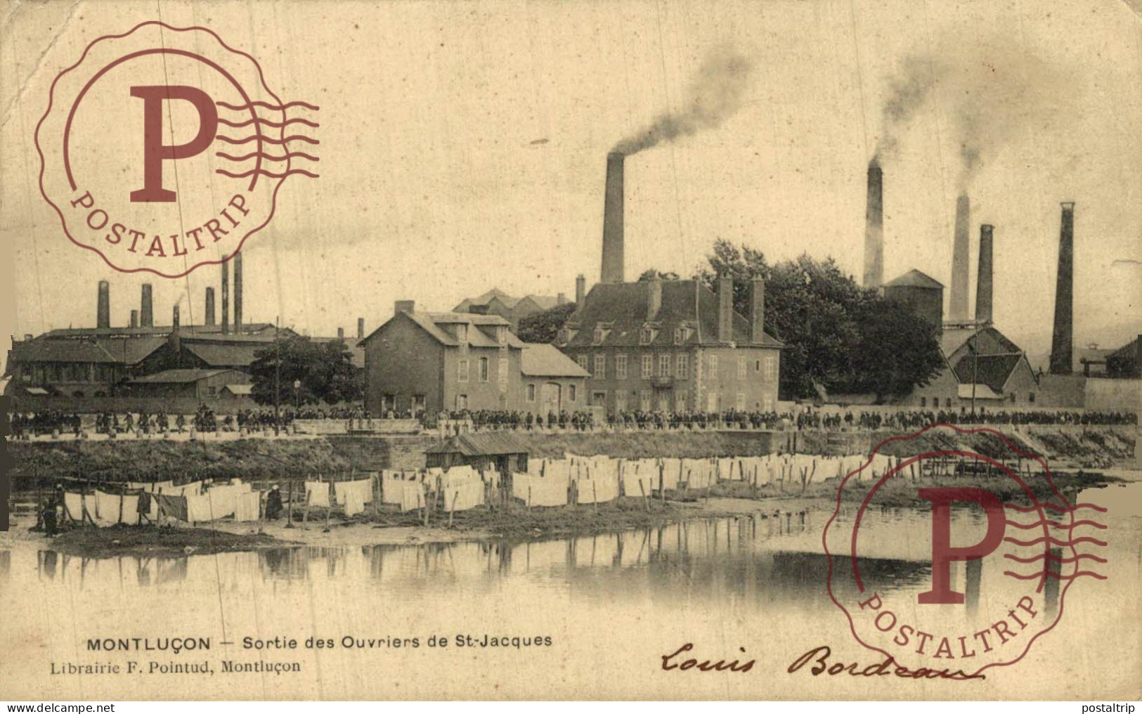 FRANCIA. FRANCE. MONTLUÇON. Sortie Des Ouvriers Des Usines Saint Jacques - Montlucon