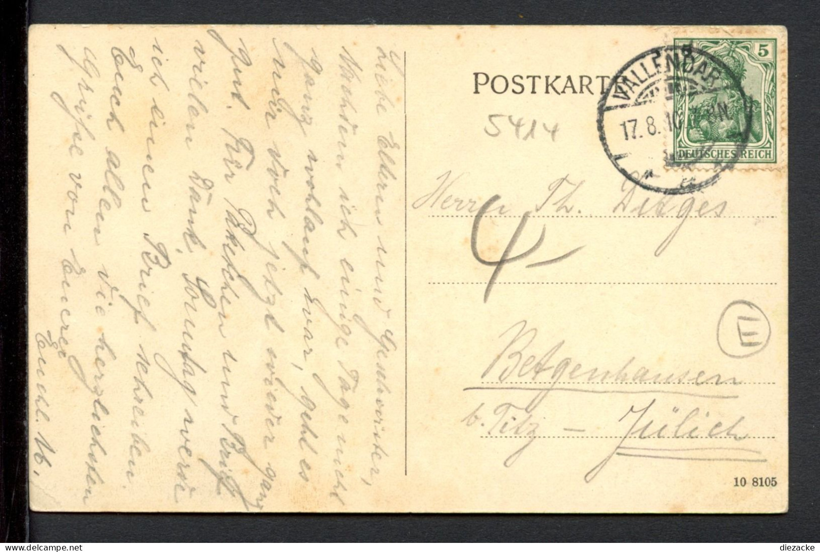 AK Vallendar 1910 Pensionat Marienburg (PK0786 - Other & Unclassified