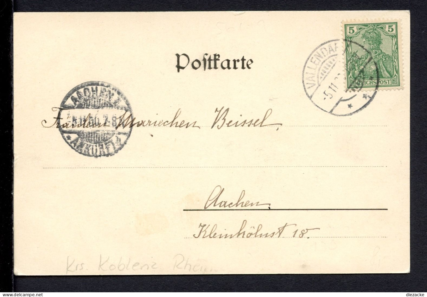 AK Vallendar 1906 Ansichten Der Marienburg (PK0791 - Autres & Non Classés