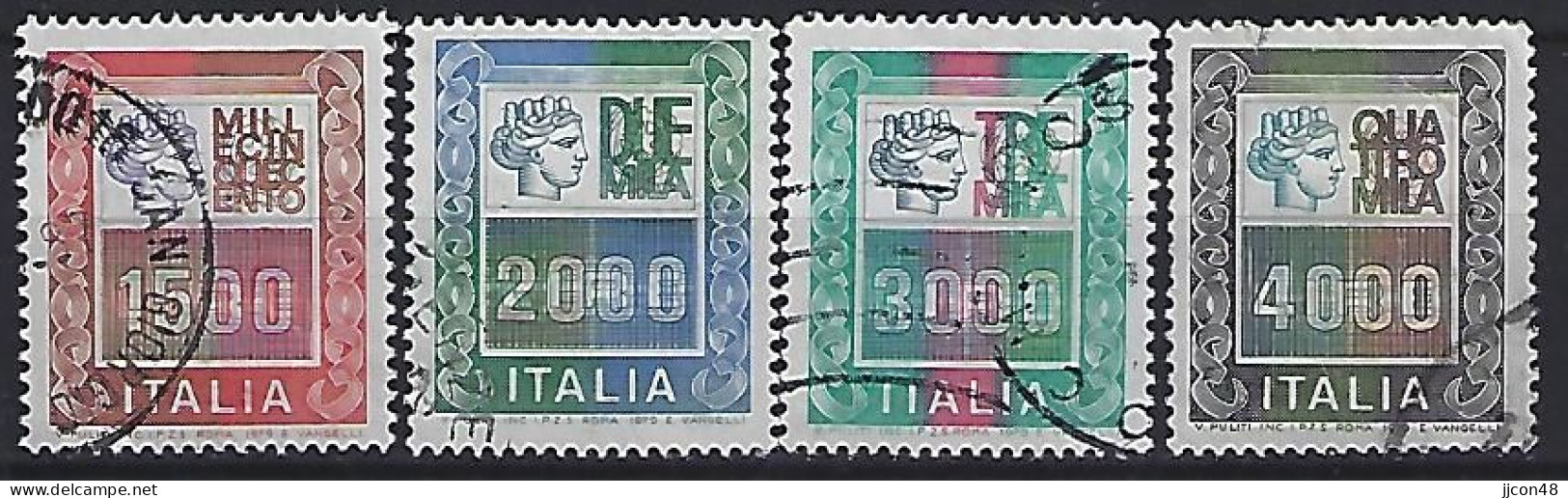 Italy 1979  Italia (o) Mi.1641-1644 - 1971-80: Afgestempeld