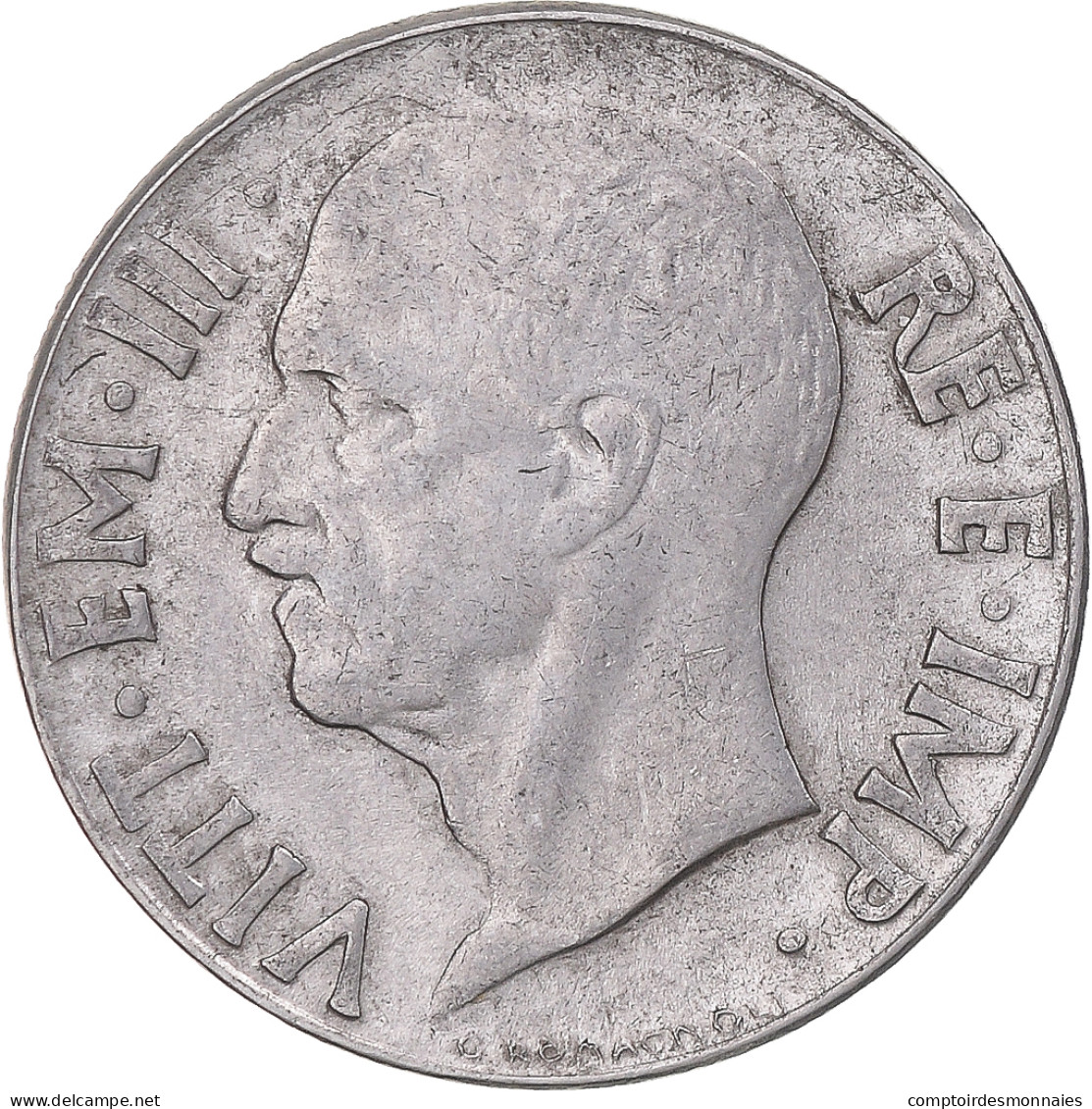 Monnaie, Italie, 20 Centesimi, 1940, Rome, TTB, Acmonital (ferritique), KM:75b - 1900-1946 : Víctor Emmanuel III & Umberto II