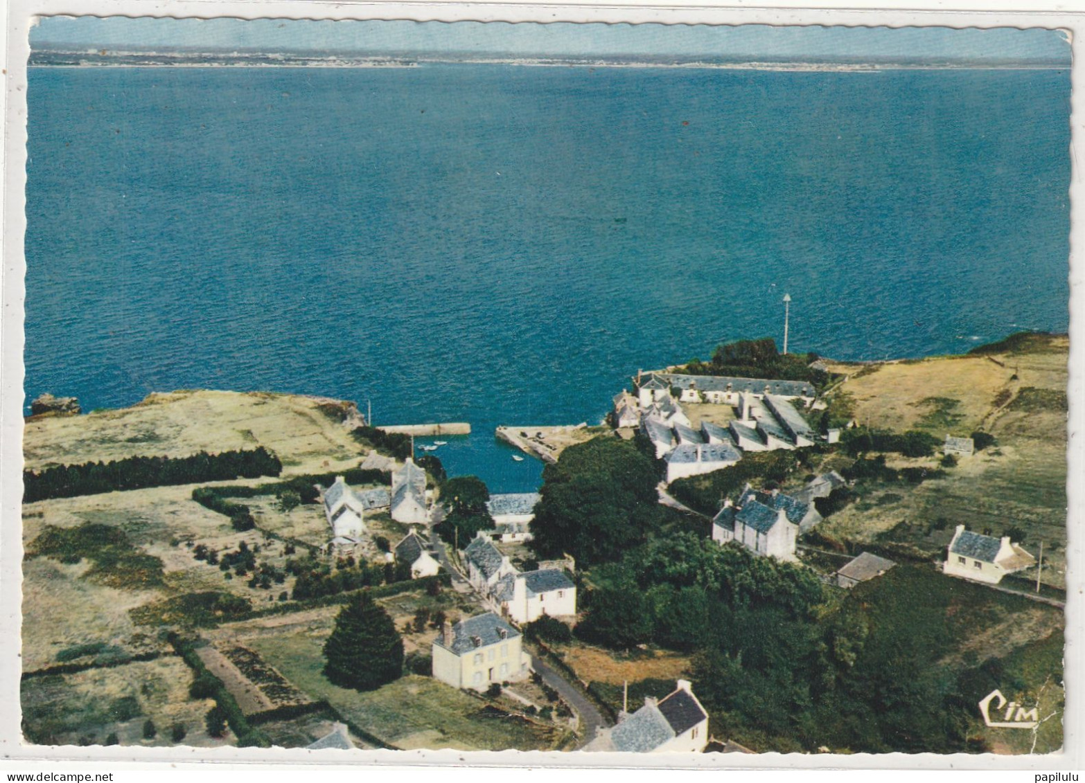 67 DEPT 56 : Ile De Groix , Port Lay Vue Aérienne :  édit. Cim N° 27-49 - Other & Unclassified