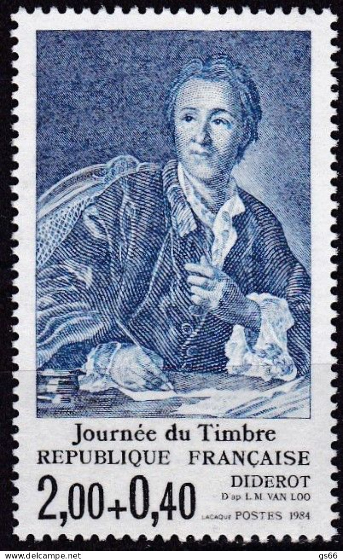 Frankreich, 1984, Mi.Nr. 2430, MNH **,  Tag Der Briefmarke - Neufs