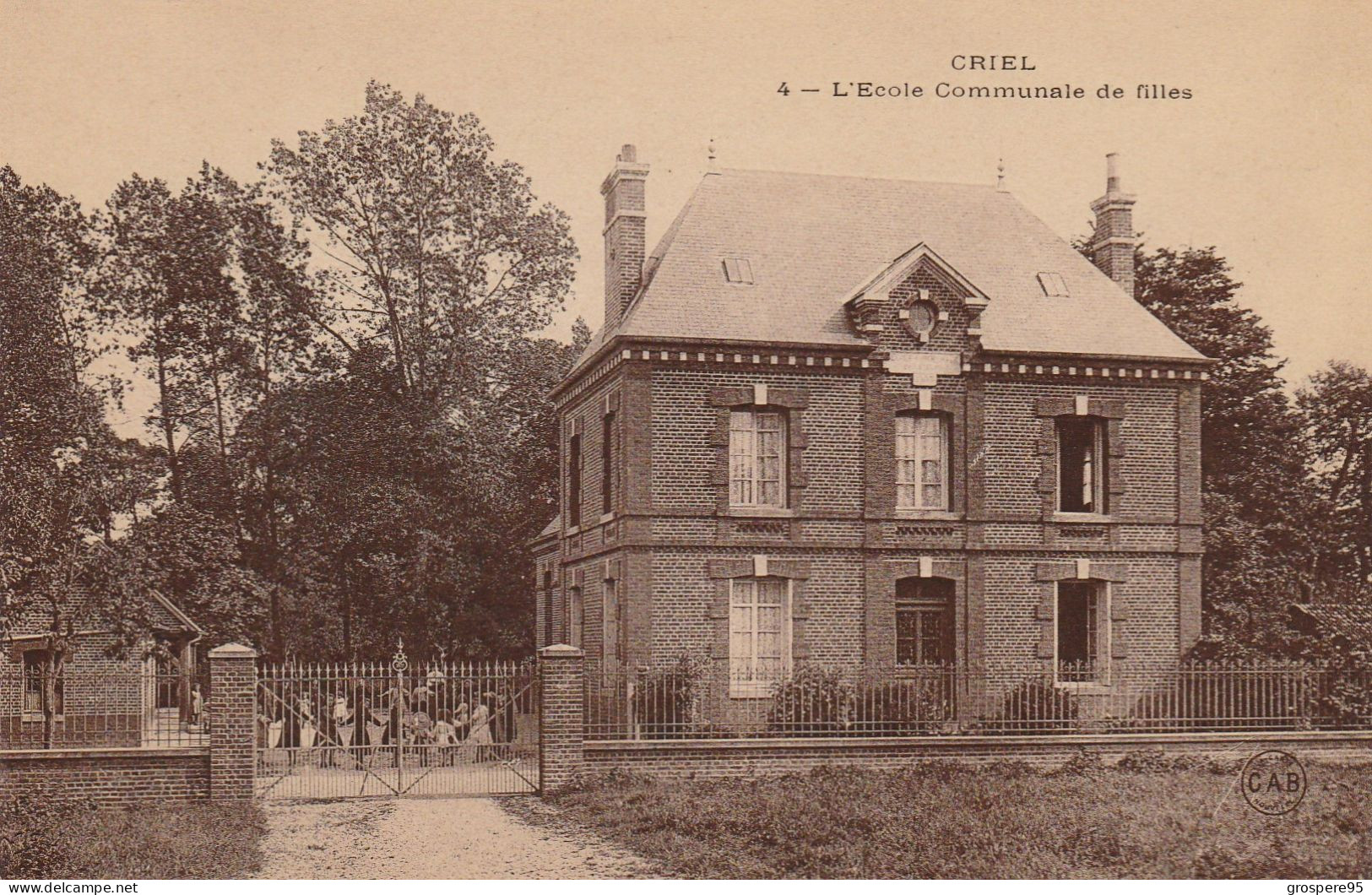 CRIEL L'ECOLE COMMUNALE DE FILLES - Criel Sur Mer