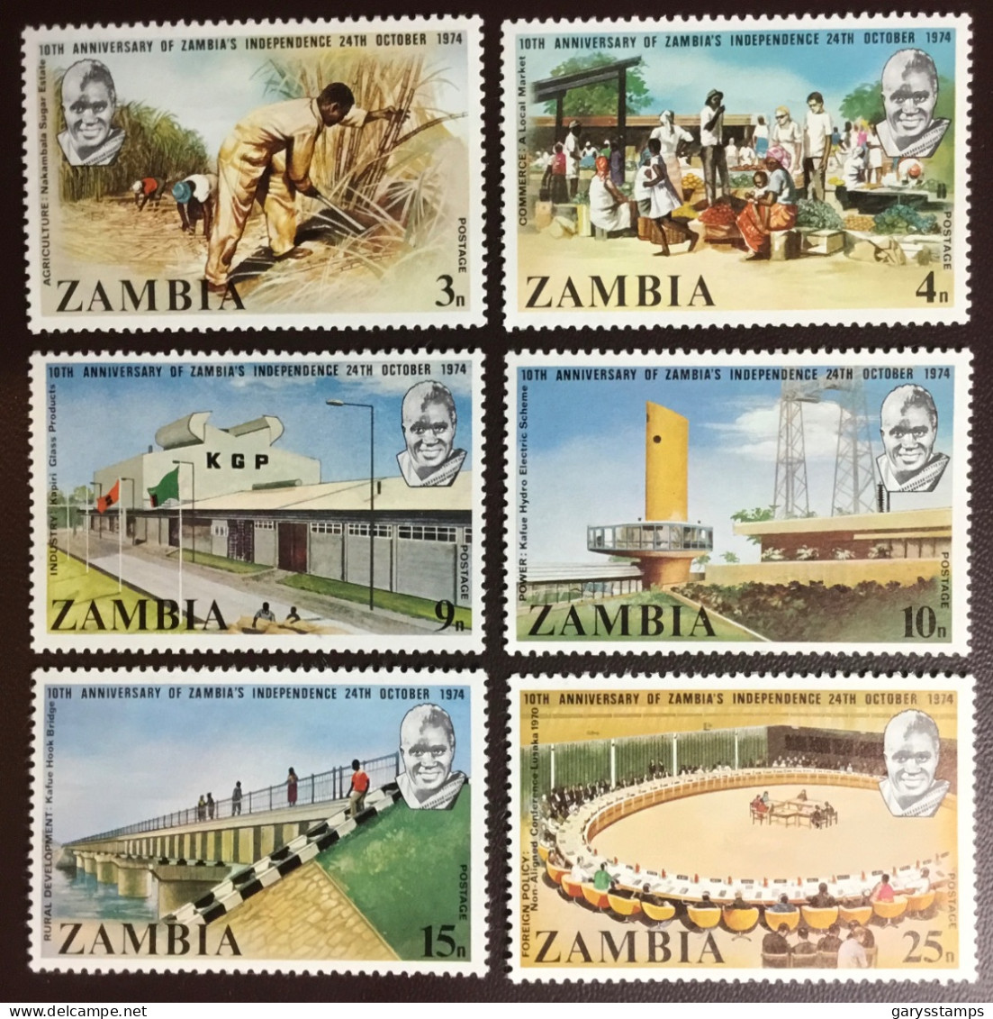 Zambia 1974 Independence Anniversary MNH - Zambie (1965-...)