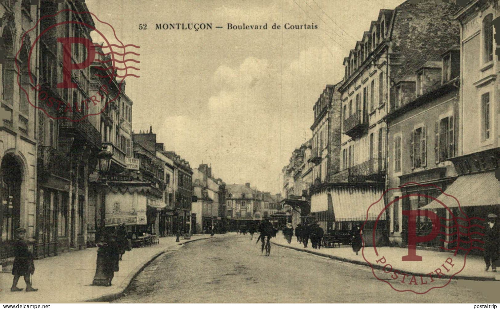 FRANCIA. FRANCE. MONTLUÇON. BOULEVARD COURTAIS. - Montlucon