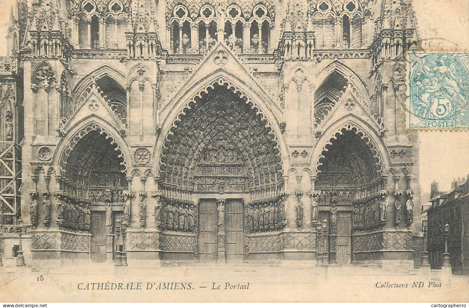 Amiens Cathedrale Portail 1905 - Amiens