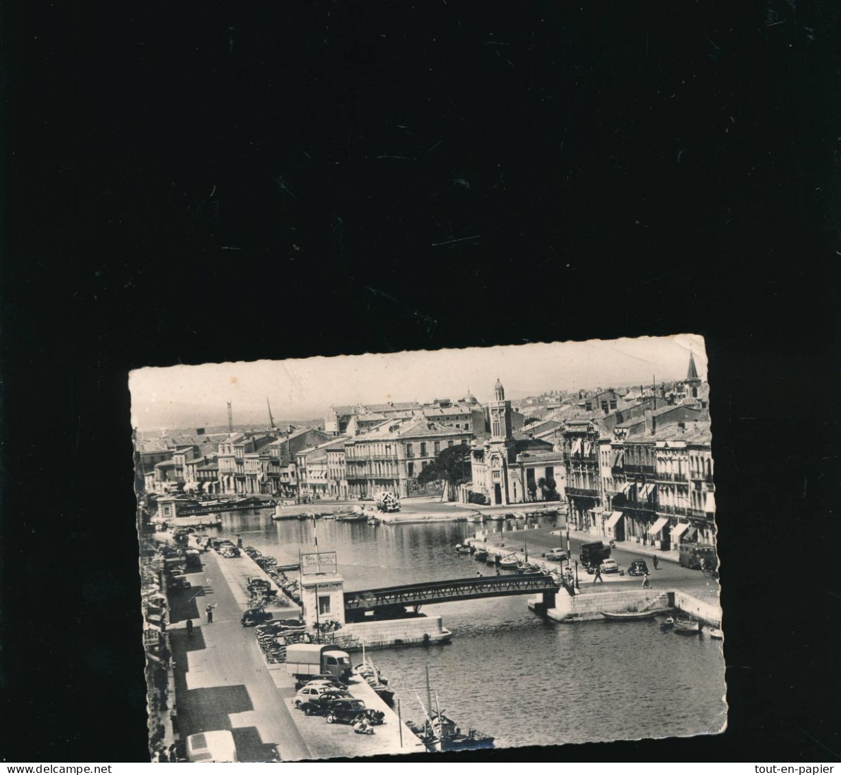 CPSM  34 Sete Cette - Vue Générale Pont Automobiles Voitures - Sete (Cette)