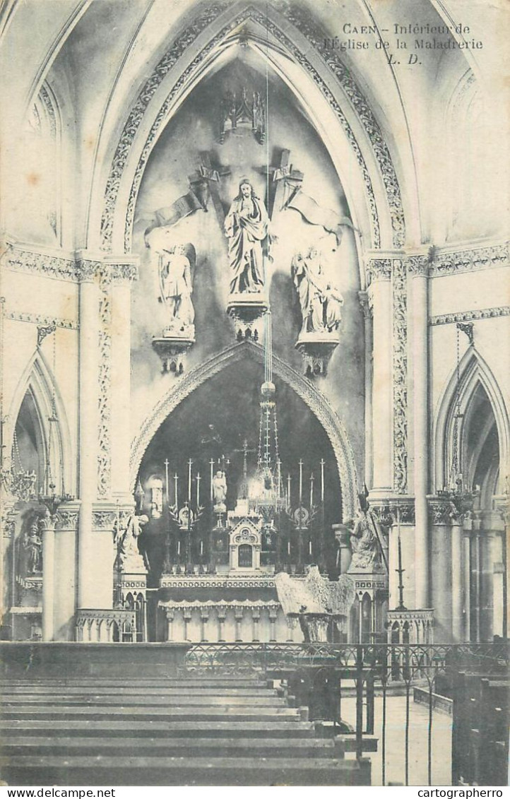 Caen Eglise De La Maladrerie Interieur - Caen