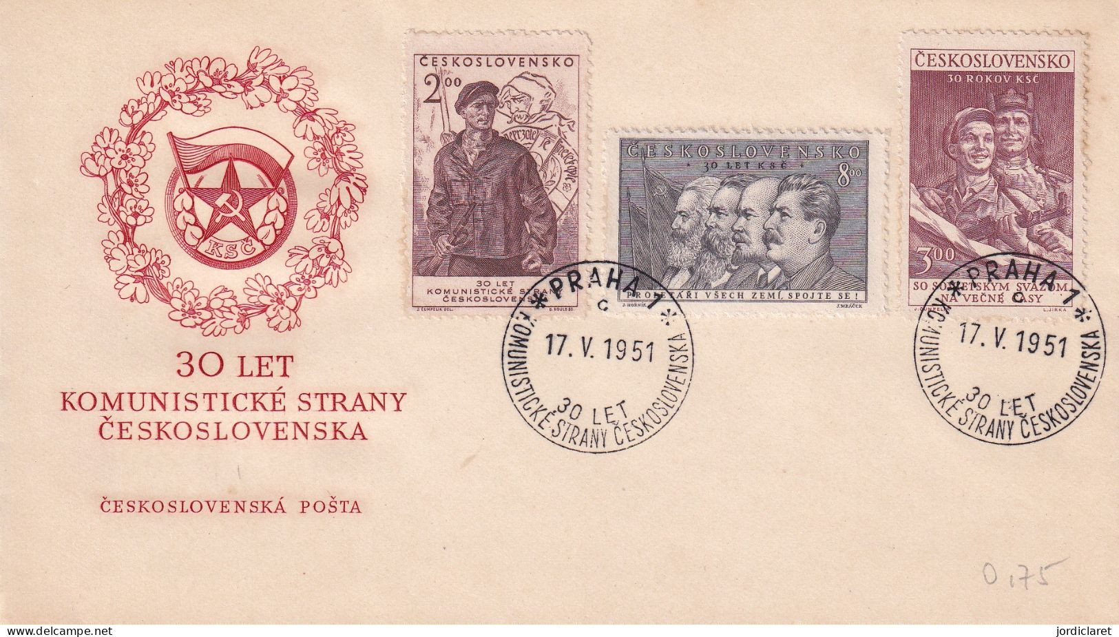 FDC 1951 - FDC