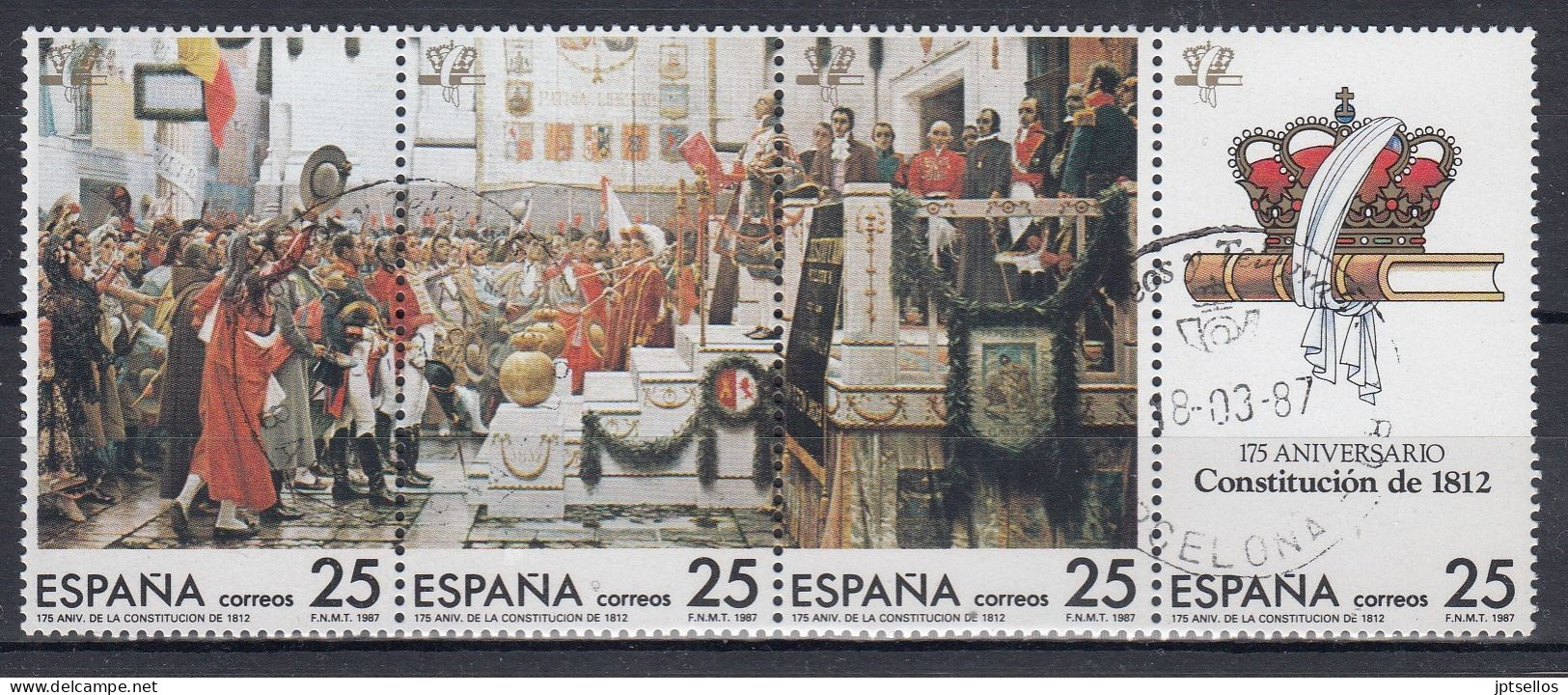 ESPAÑA 1987 Nº 2887/90 USADO - Gebraucht