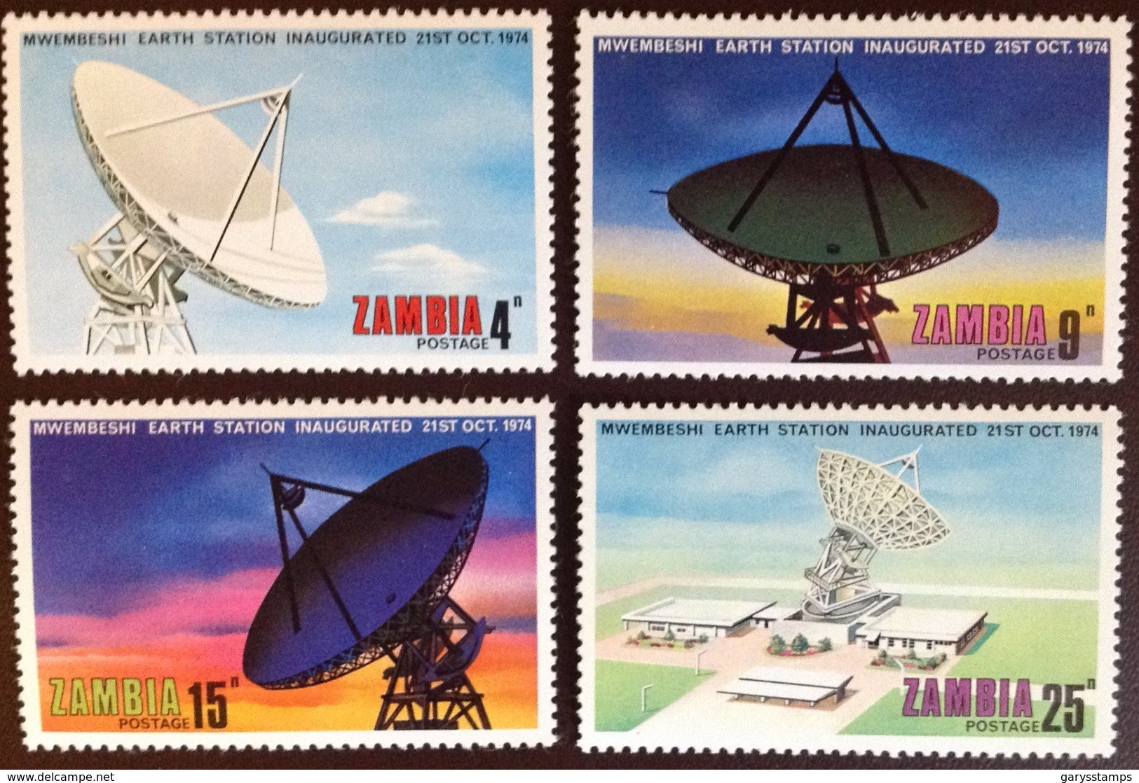 Zambia 1974 Earth Station Satellite MNH - Zambie (1965-...)