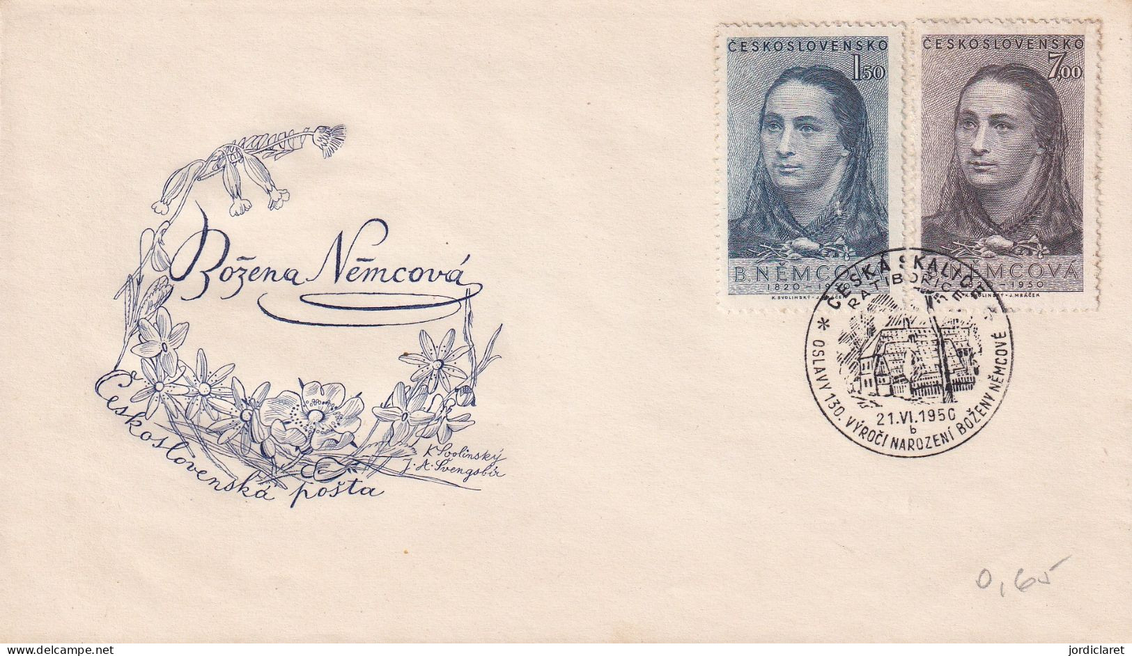FDC 1950 - FDC