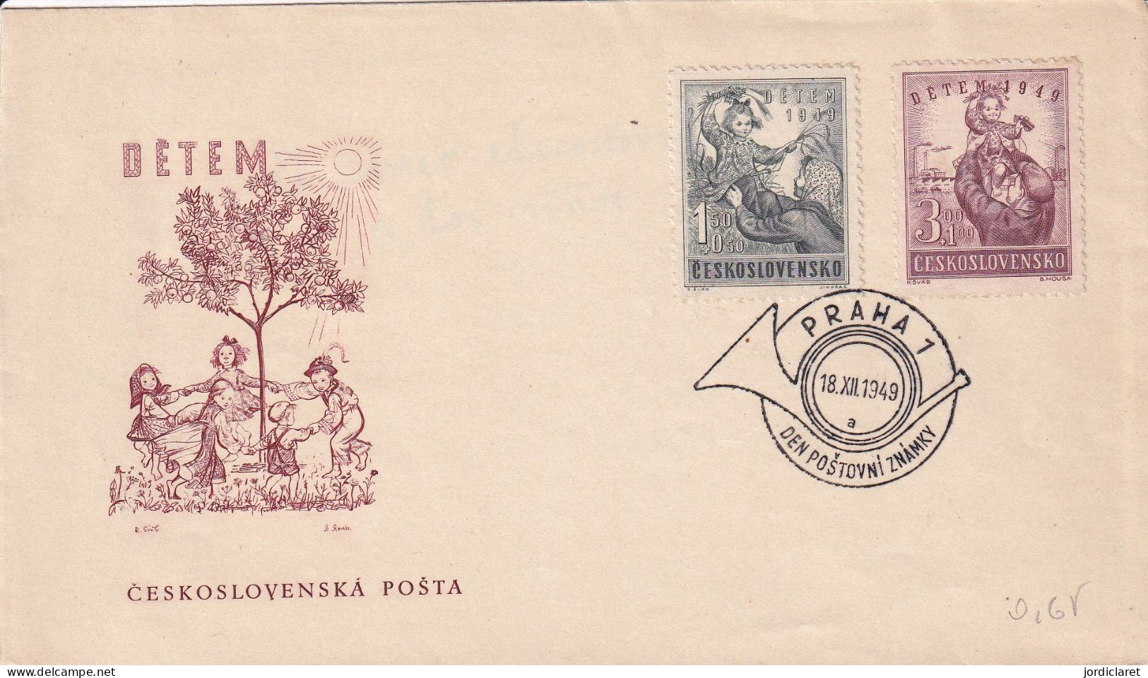 FDC 1949 - FDC