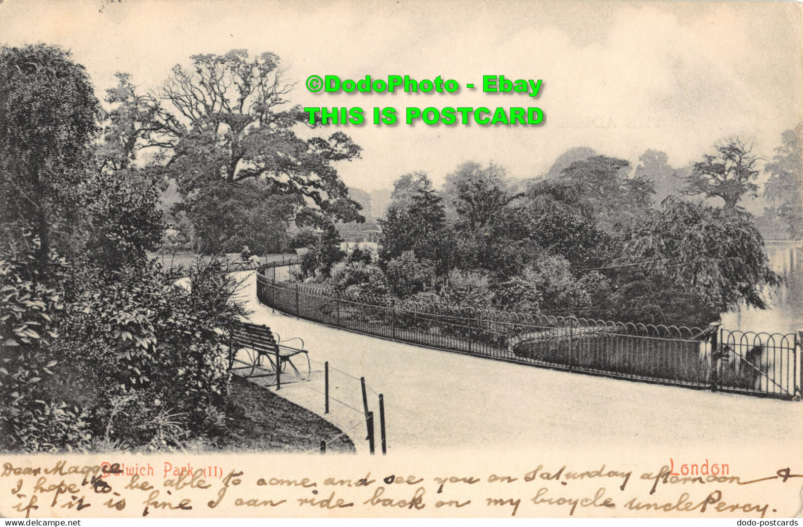 R357479 Dulwich Park II. London. Stengel. 14344. 1903 - Autres & Non Classés