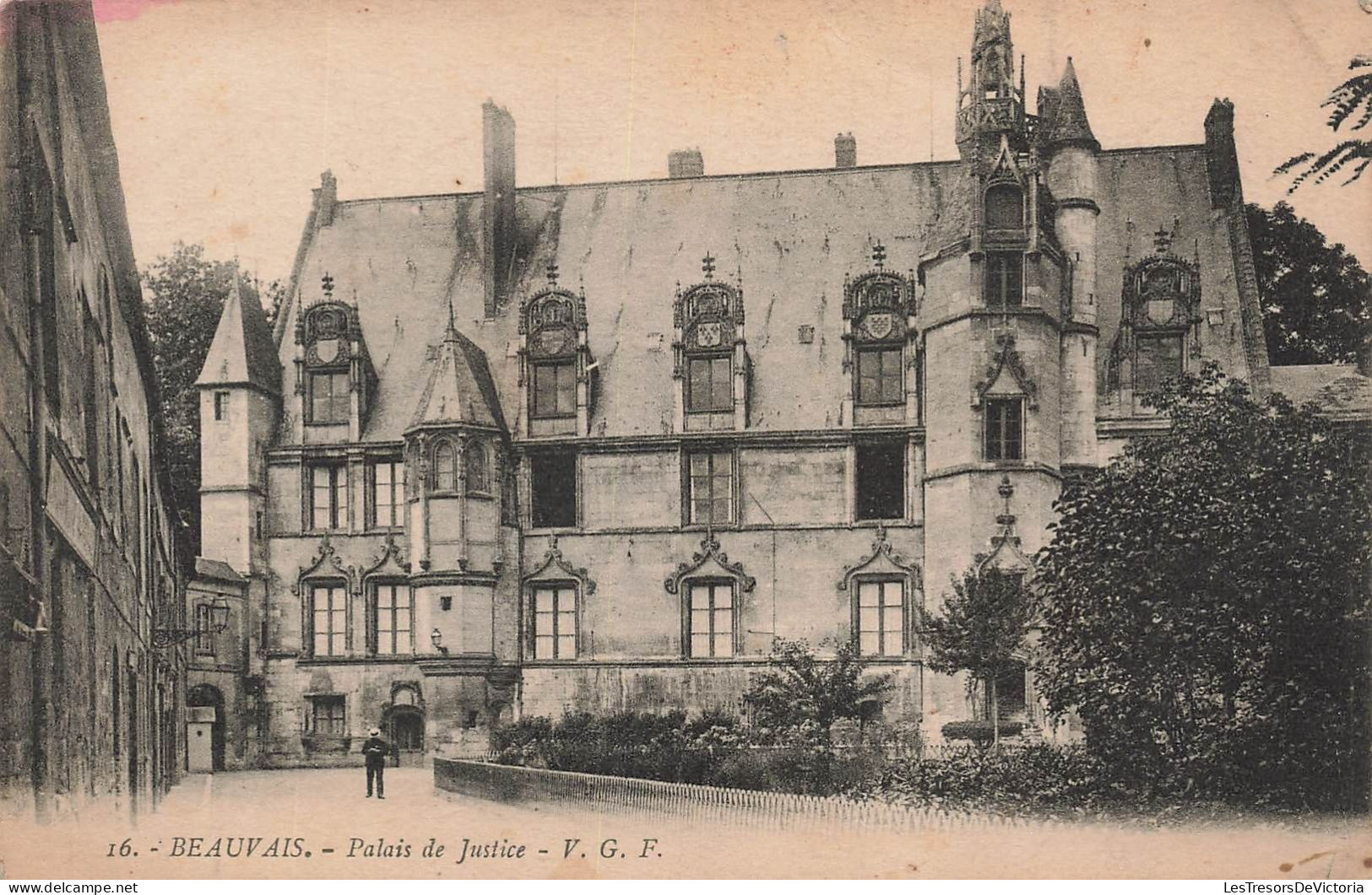 FRANCE - Beauvais - Palais De Justice - Carte Postale Ancienne - Beauvais