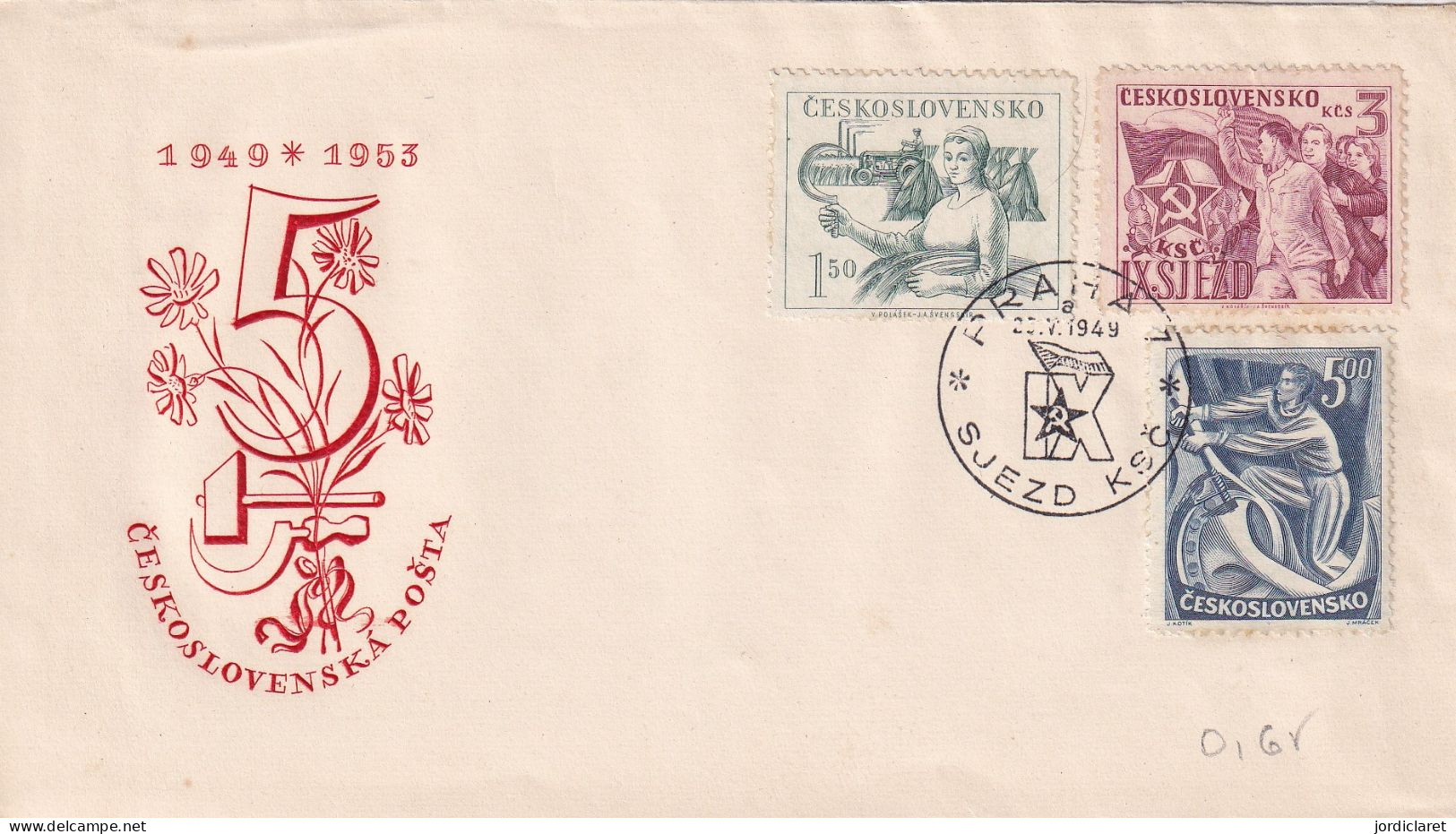 FDC 1949 - FDC