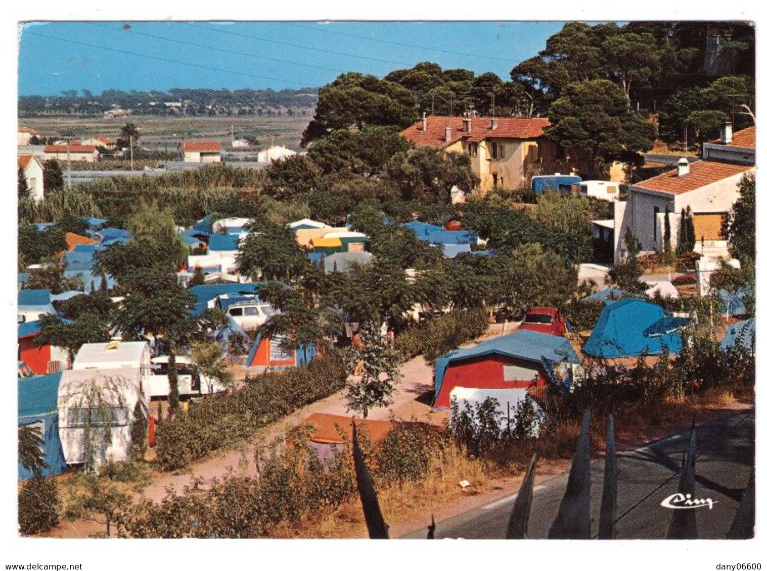 HYERES LES PALMIERS Camping St Pierre Des Horts (carte Photo Animée) - Hyeres