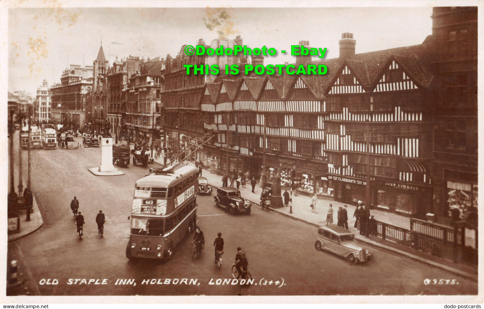 R357248 Old Staple Inn. Holborn. London. 344. 9575. Valentines. RP. 1947 - Sonstige & Ohne Zuordnung