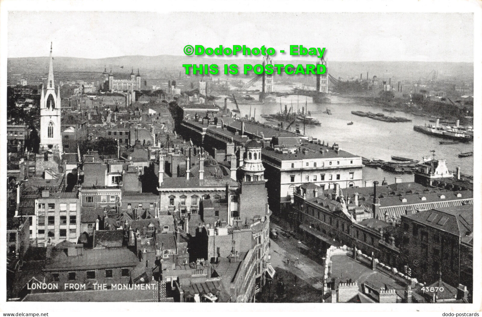 R357254 London From The Monument. 43870. Silveresque. Valentines - Other & Unclassified