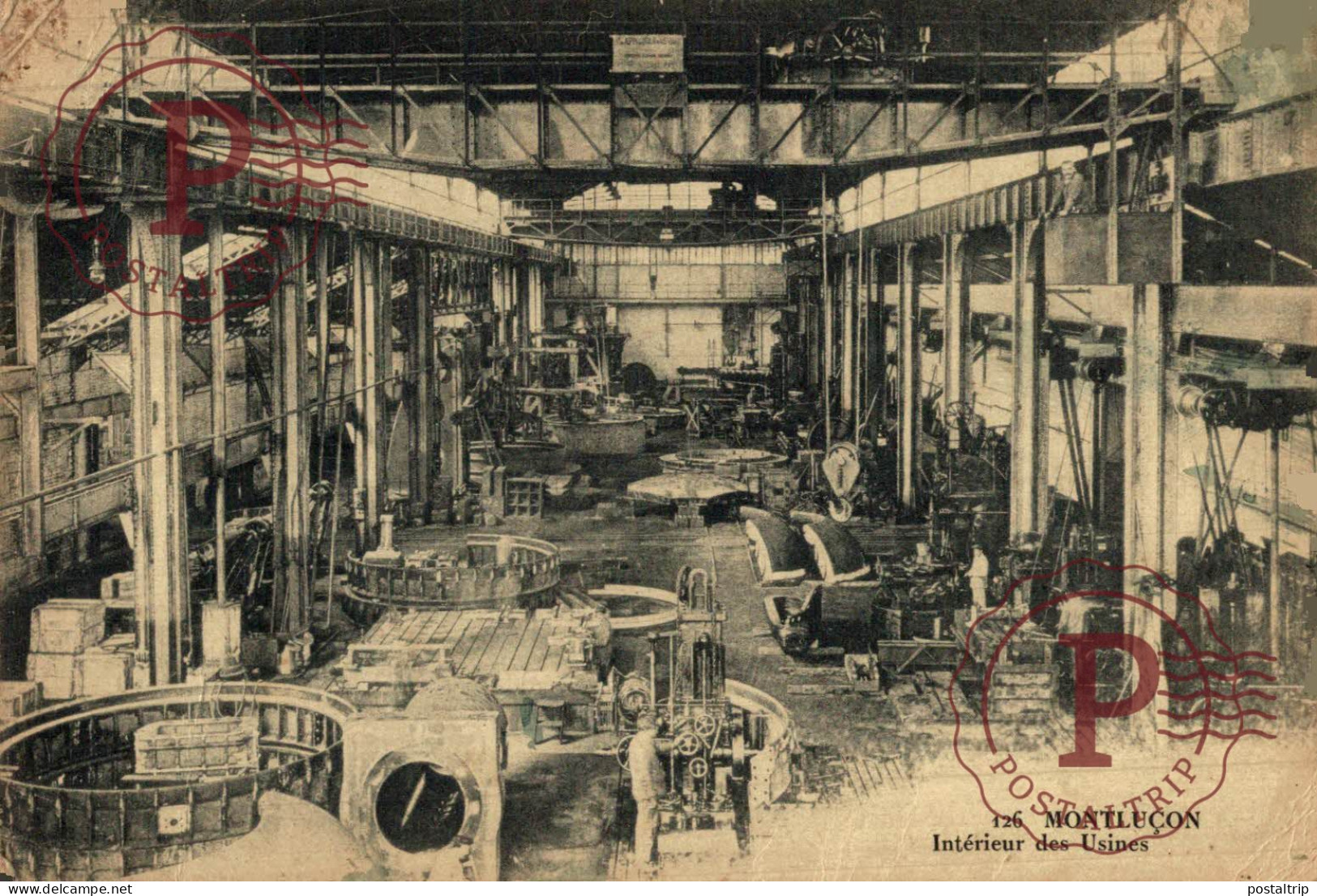 FRANCIA. FRANCE. MONTLUÇON. INTERIEUR USINES. - Montlucon