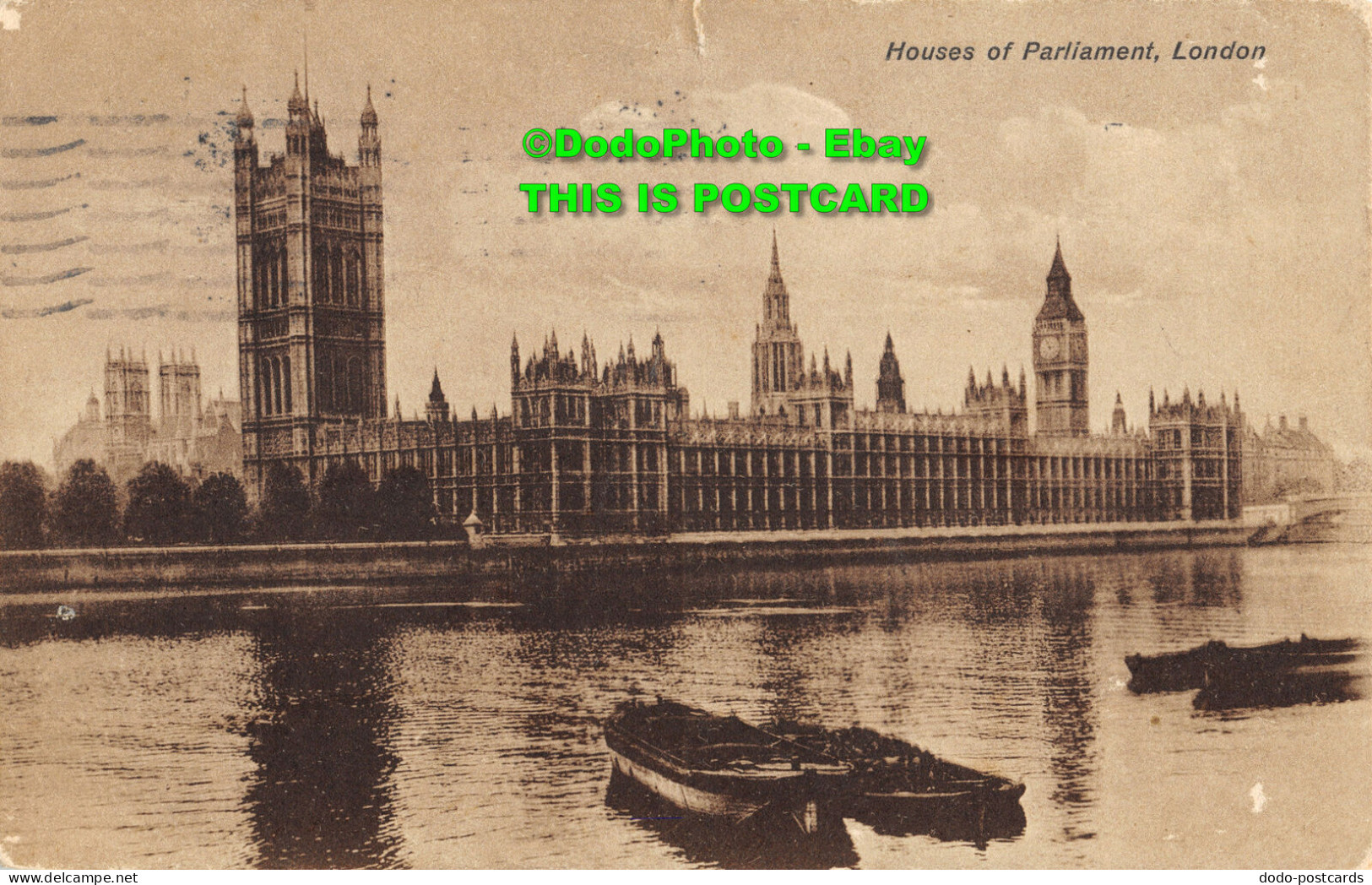 R357276 Houses Of Parliament. London. 1925 - Sonstige & Ohne Zuordnung