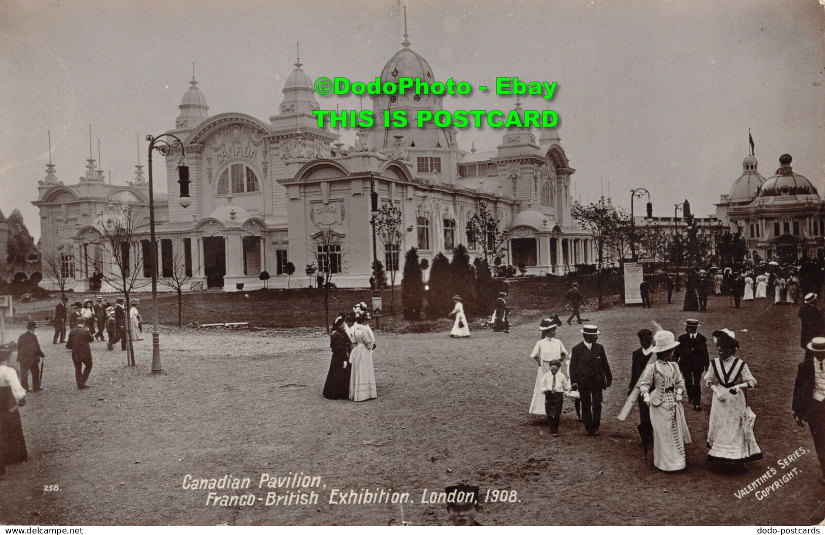 R357539 258. Canadian Pavilion. Franco British Exhibition. London. 1908. Valenti - Autres & Non Classés