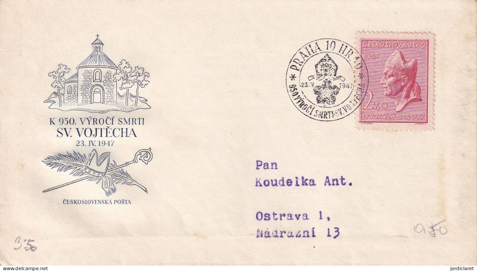 FDC 1947 - FDC